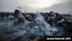 Rafa, Pojas Gaze, nakon napada izraelske vojske, 27. maj 2024.