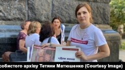 Suprug Tetjane Matjušenko, Valerij, od 2017. je u zatvoru koji drže proruski separatisti na istoku Ukrajine.