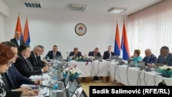 Sjednica Vlade Republike Srpske u Srebrenici kojoj je prisustvoao i predsjednik RS Milorad Dodik, 23. maj 2024. godine.