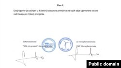 Potpisi istog lica na ugovoru o prijenosu koncesije za vjetropark.
