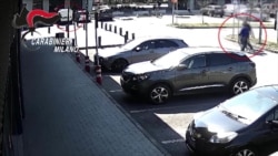 Jovančić, Lolić i Ilić snimljeni nadzornom kamerom u Lacchiarellai
 Jovančić, Lolić i Ilić snimljeni nadzornom kamerom u Lacchiarellai