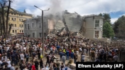 ბავშვთა საავადმყოფო, რომელსაც 8 ივლისს რაკეტა მოხვდა. კიევი, 8 ივლისი, 2024.