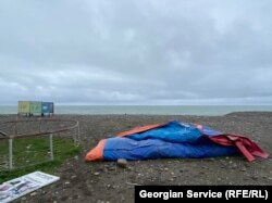შემთხვევის ადგილი. ატრაქციონები ბათუმის სანაპიროზე