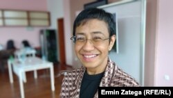 Maria Resse, filipinsko-američka novinarka i dobitnica Nobelove nagrade za mir 2021. godine. Sarajevo, 26. juli 2024.