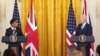 Sunak i Biden na pres-konferenciji u Washingtonu, 8. juni 2023.