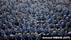 Najmanje sedam srpskih policajaca je u proteklih nekoliko dana podnelo ostavke, za šta su kosovski zvaničnici okrivili zvanični Beograd.( Foto: Ceremonija diplomiranja 58. generacije Kosovske policije, u Prištini, 14. jula 2023.)