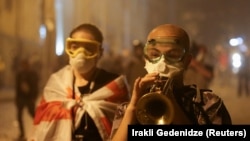 "აგენტების კანონის" საწინააღმდეგო აქციის მონაწილეები - 2 მაისი, 2024 წელი