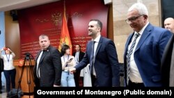 Premijer Milojko Spajić i šef parlamenta Andrija Mandić