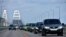 Автомобили на Керченском мосту, 3 мая 2023 года