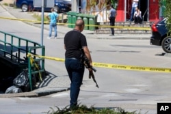 Ulice Gradačca nakon višestrukog ubistva, 11. august