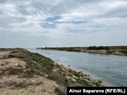 Bivša nuklearna elektrana Mangistau (MAEK) desalinizira vodu iz Kaspijskog mora. CHP elektrane koriste vodu iz Kaspijskog mora za hlađenje svojih reaktora i turbina. Aqtau, 18. juna 2023.