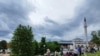 Bosnia and Herzegovina, the opening ceremony of rebuild Arnaudija mosque in Banjaluka on May 7, after it was destroyed during the war. 