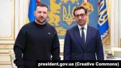 ვოლოდიმირ ზელენსკისა და სტეფან სეჟურნეს შეხვედრა კიევში. 2024 წლის 13 იანვარი