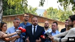 Прес-конференција на градоначалниците на Општините во Скопје за состојбите во главниот град, 14 август 2024.