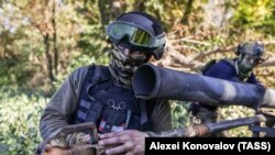 Ruski vojnici na levoj obali reke Dnjepar u Ukrajini, oktobar 2023.