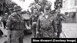 თენგიზ კიტოვანი აფხაზეთის ომში, 1993 წელი, ფოტო: შახ აივაზოვის.