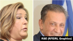 Bivša državna tužiteljica Diana Kajmaković i bivši šef obavještajne agencije Bosne i Hercegovine Osman Mehmedagić, kolaž fotografija