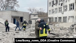 Наслідки ракетного удару по Сумщині, фото ілюстративне