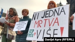 Protest protiv femicida, Novi Sad, 2024. godina.