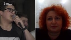 ია გაბაიძე შვილსა და აქციებზე  ია გაბაიძე შვილსა და აქციებზე