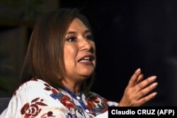 Meksička senatorka i predsednička kandidatkinja Širokog fronta za Meksiko Sočitl Galvez, 4. septembar 2023.