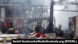 Наслідки російського ракетного удару по супермаркету у Костянтинівці. Костянтинівка, Донецька область, 9 серпня 2024 року