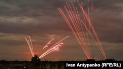 Работа систем ПВО в Украине, иллюстративная фотография