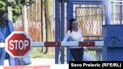 Bivša predsjednica Vrhovnog suda Crne Gore, Vesna Medenica napušta Istražni zatvor u Podgorici, 11. novembar 2022. 