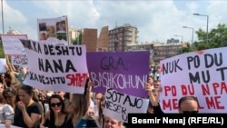 'Ne znači ne': Protest nakon slučaja silovanja maloljetnice u Prištini