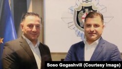 ფოტო არქივიდან: ვახტანგ გომელაური და სოსო გოგაშვილი
