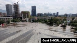 Albanija je zemlja kandidat za članstvo u EU od 2014. godine (na fotografiji: glavni trg u Tirani, avgust 2022.)