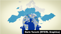 Iz kojih zemalja su vojnici misije EUFOR-a u BiH? 