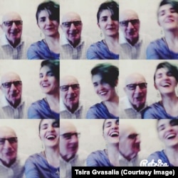 ცირა და უშანგი სელფებს იღებენ