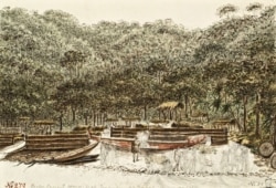 Поселение. Вид со стороны моря