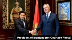 Crnogorski premijer Dritan Abazović i predsjednik Milo Djukanovic, Podgorica, 3. mart 2022.