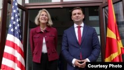 Pomoćnik američkog državnog sekretara Karen Donfried u Skoplju se sastala i sa ministrom spoljnih poslova Severne Makedonije Bujarom Osmanijem