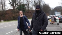 Уроженцы Чечни на границе Боснии и Герцеговины и Хорватии, иллюстративное фото