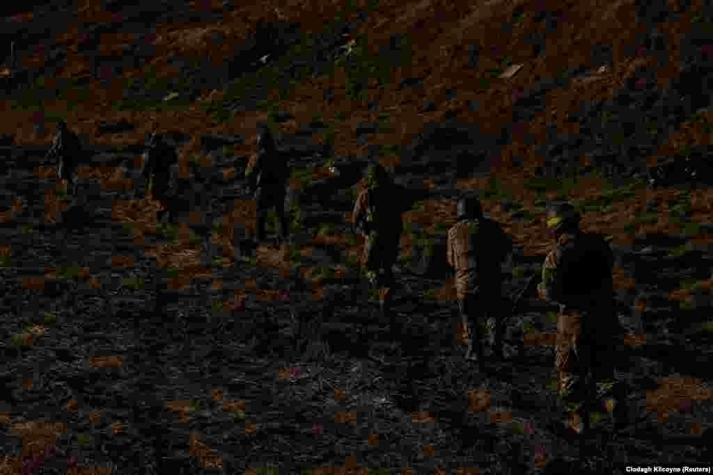 Пересування військовослужбовців ЗСУ неподалік Кремінної Луганської області, 3 січня 2023 року  