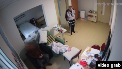 მიხეილ სააკაშვილი "ვივამედის" კლინიკის პალატაში, 2022 წლის დეკემბერი 