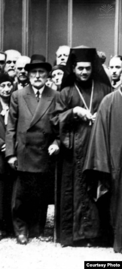 ექვთიმე თაყაიშვილი და გრიგოლ ფერაძე