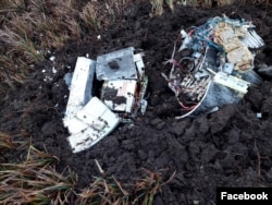 Resturile de rachetă găsite sâmbătă, 14 ianuarie 2023, în Republica Moldova.