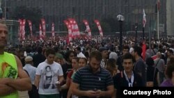 Demonstranti u Istanbulu, 2. jun 2013.