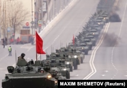 აღლუმის რეპეტიცია მოსკოვში, 2022 წლის აპრილი