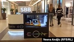 Jedan od štandova SBB-a u Beogradu, novembar 2022.