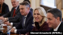 Članovi Predsjedništva BiH - Željko Komšić, Željka Cvijanović i Denis Bećirović.