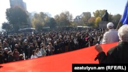 მიტინგი ერევანში. 23 ნოემბერი, 2022 წელი.