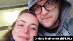 Дмитрий Трофимчук със съпругата си Виктория