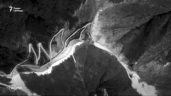 Alpine skiing training in Yanquing, China, Winter Olympics 2022, captured by satellite and published by Planet.com Alpine skiing training in Yanquing, China, Winter Olympics 2022, captured by satellite and published by Planet.com