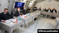 სოფელი ერგნეთი. ინციდენტების პრევენციის და მათზე რეაგირების მექანიზმის სამუშაო ჯგუფების შეხვედრა. 12 აპრილი, 2022 წელი.