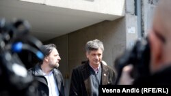 Predsjednik NUNS-a Željko Bodrožić (desno) i predsjednik UNS-a Živojin Rakočević